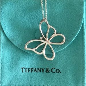 Tiffany & Co. butterfly necklace. Worn 3 times!